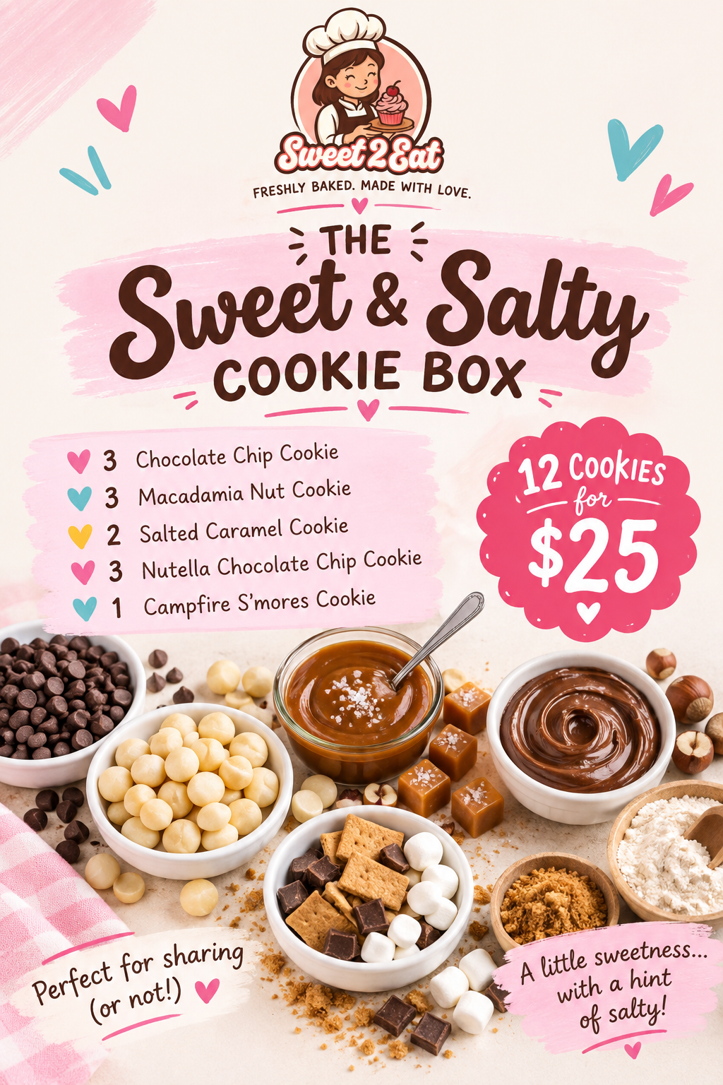 The Sweet & Salty Cookie Box (Preorder for 9/18 delivery)